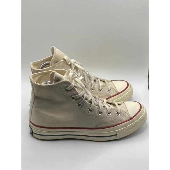 CONVERSE Unisex Adult Beige Chuck 70 Canvas All-Star Hi-Top Sneakers SZ M6/W8 - Picture 2 of 10
